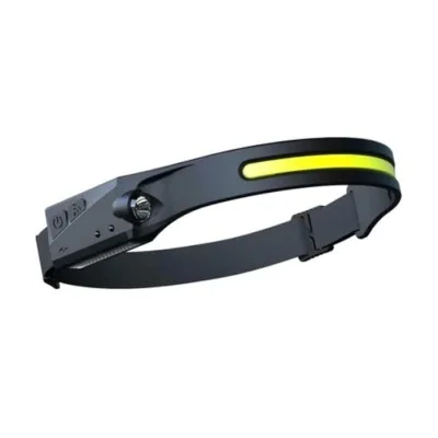 Porodo LifeStyle Outdoor Lightbar Headlamp with Motion Sensor - Black-Grey